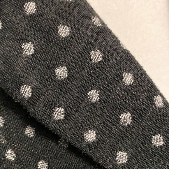 American Rag Cie Black/White Polka Dot Cotton Blend Short Blazer 3/4 Sleeve sz S - Picture 9 of 11